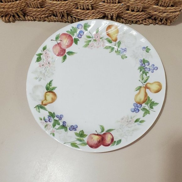 Single Corelle Chutney Swirl Edge Salad Plate 7" luncheon fruit rimmed retired - Picture 2 of 6